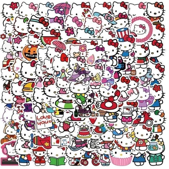 Hello Kitty Stickers - Picture 5 of 5